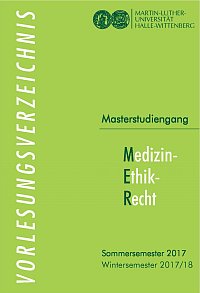Vorlesungsverzeichnis Cover 2017