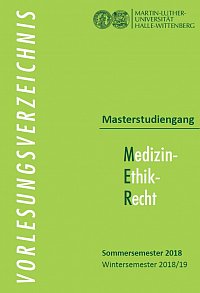 Vorlesungsverzeichnis Deckblatt SS 2018