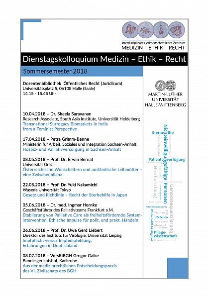 Dienstagskolloquium SS 2018