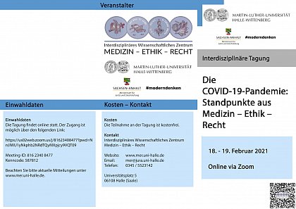 COVID 19 Tagung